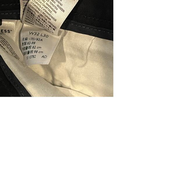 Dockers Straight Fit Black Flat Front Chinos Mens 32x30 - Picture 5 of 5